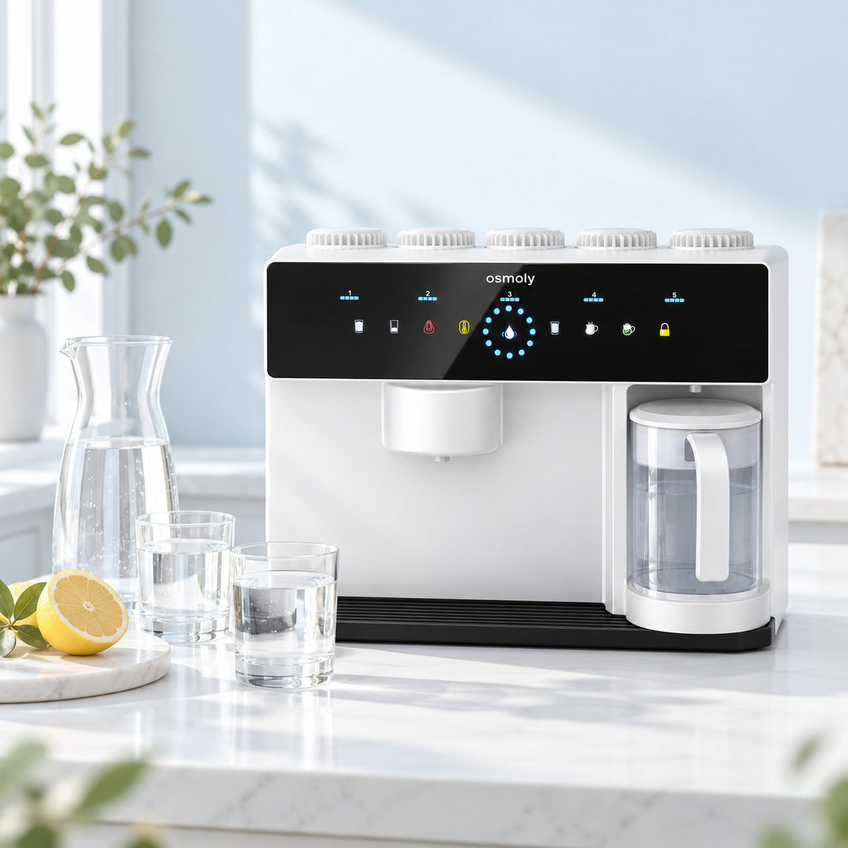 Osmoseur de comptoir Osmoly – Eau pure sans installation