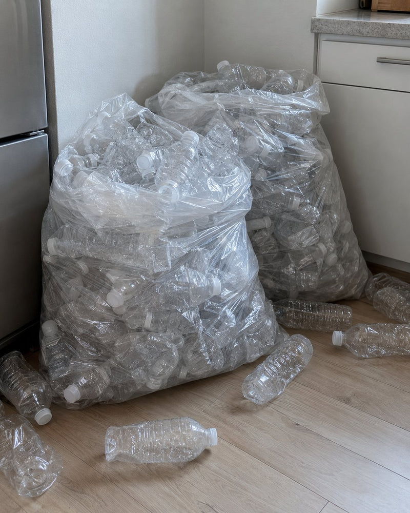 Des sacs de plastique